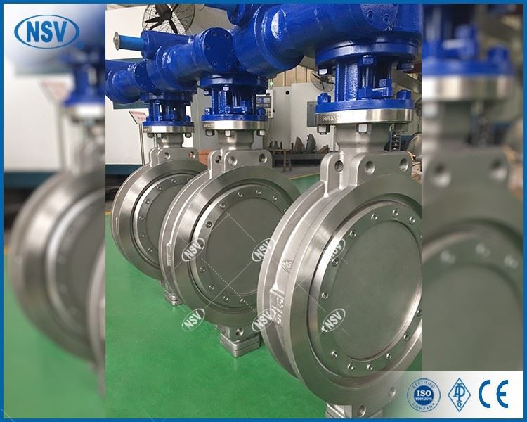 904L Triple Eccentric Wafer Butterfly Valve price