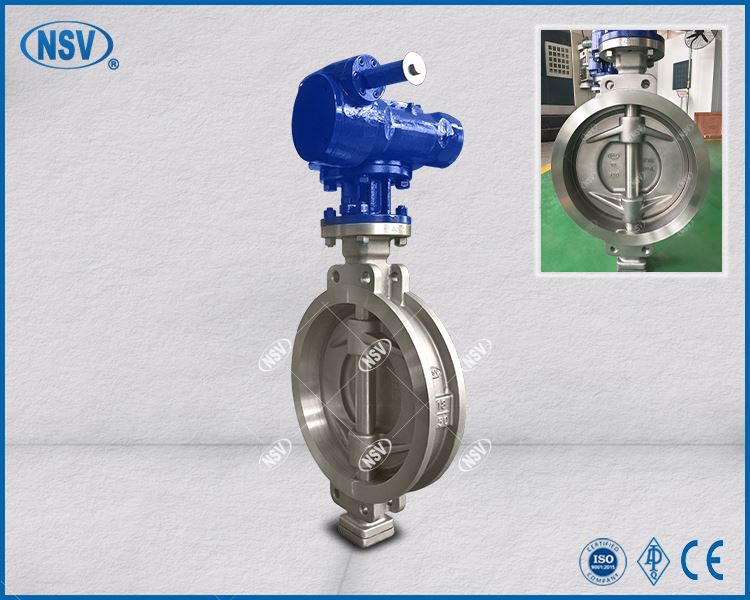 904L Triple Eccentric Wafer Butterfly Valve