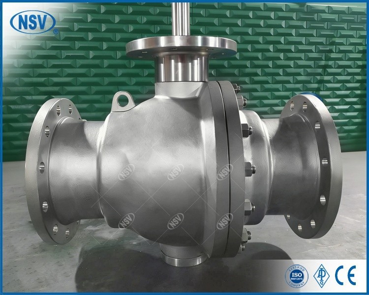 904L Two Piece Trunnion Ball Valve factory