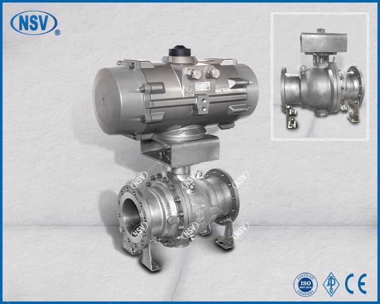 904L Two Piece Trunnion Ball Valve