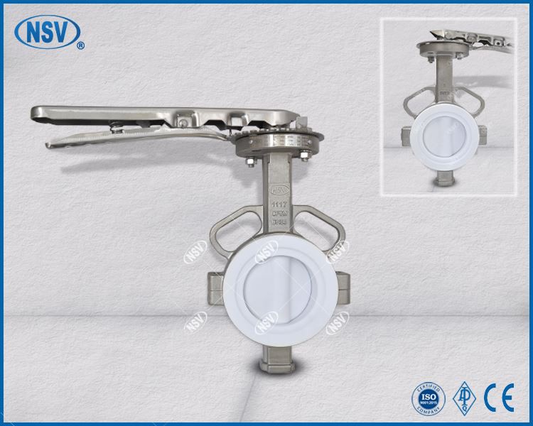 ASTM A351 CF8M (SS316) Full Lined Concentric Butterfly Valve