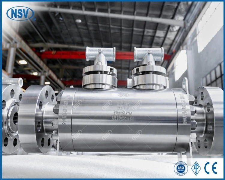 F316 DBB Forged Steel Ball Valve factory