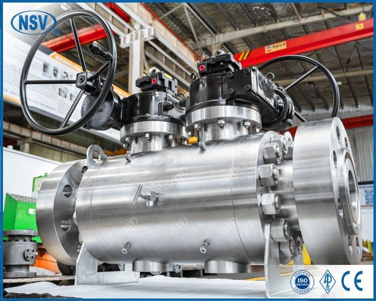 F51 DBB Forged Steel Ball Valve factory