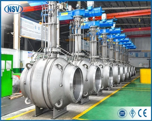 Shipment Notice: A105 Large-Size Fully Welded Pneumatic Ball Valves