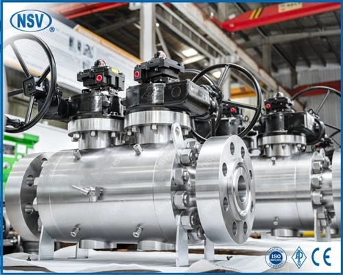 NSV F51 DBB Forged Steel Ball Valves