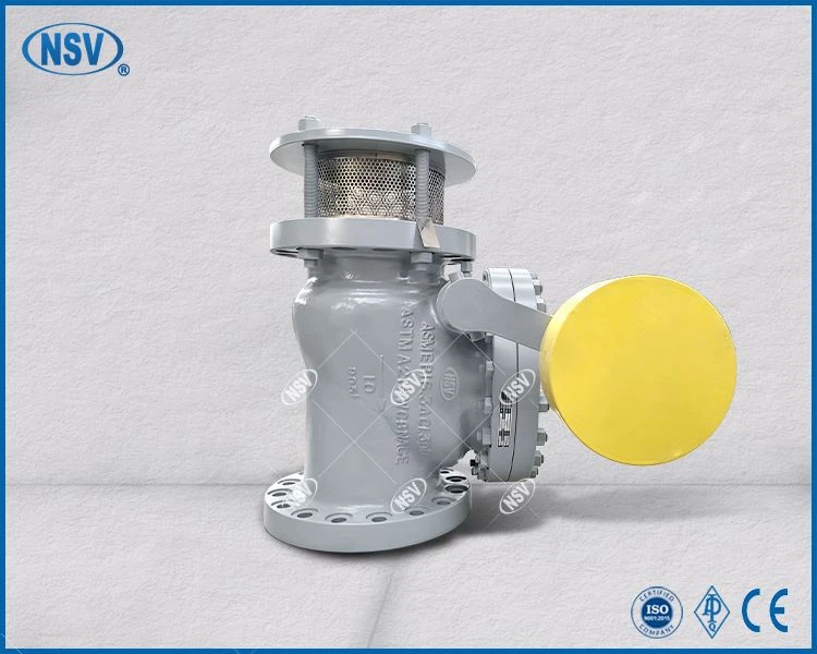 Counter Weight Check Valve With Strainer
