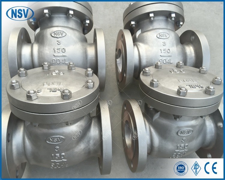 NSV SS904L Swing Check Valve factory