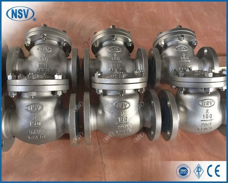 NSV SS904L Swing Check Valve factory