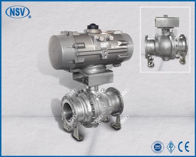 904L Two Piece Trunnion Ball Valve
