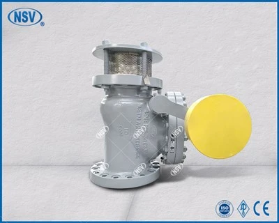 Counter Weight Check Valve With Strainer
