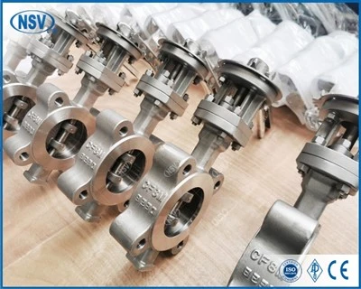 CF8M Lever-Operated Lug Butterfly Valve