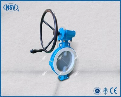 WCB Wafer Full-Lined PTFE Butterfly Valve