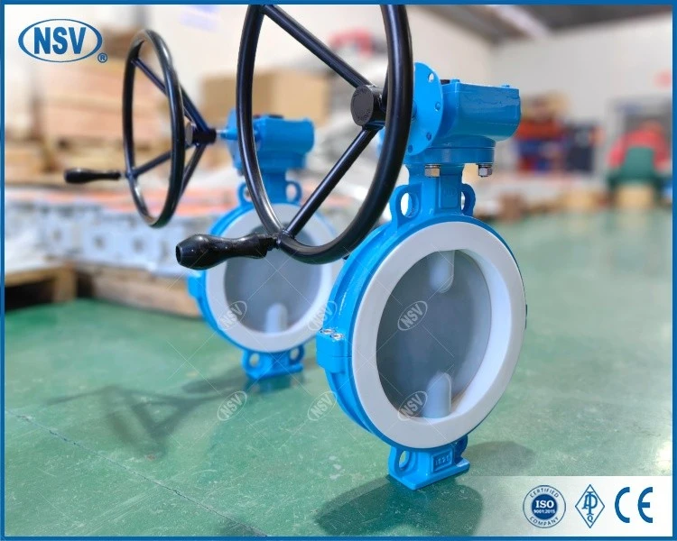 WCB Wafer Full-Lined PTFE Butterfly Valve suppliers